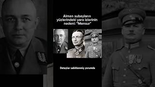 Alman subayların yüzlerindeki yara izleri #tarih #ww1 #ww2 #history