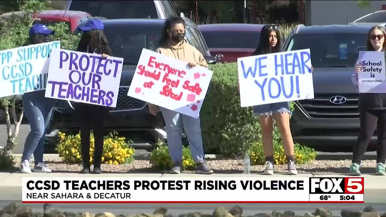 CCSD Staff Voice Concerns, Protest Rising Cases Of School Violence ...