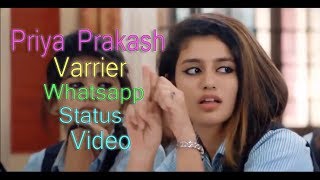 Priya Prakash Varrier | oru  adaar love | whatsapp status Video