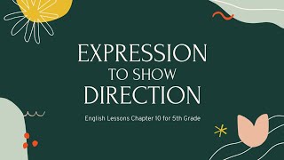 🧭 Expressions to Show Direction 🧭