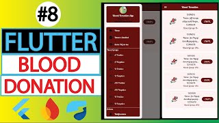 Flutter Blood Donation App with Firebase #8 - Account Screen, Fetching User Data \u0026 Firebase Sign Out