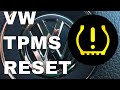 VW T5 Caravelle TPMS Warning Light Reset Volkswagen Transporter California Tyre Pressure Monitoring