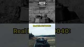 Strf 9040 in War Thunder vs. Real Life #warthunder