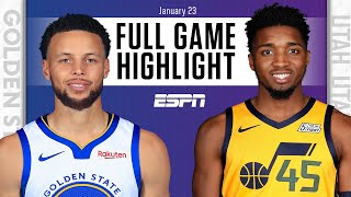 Golden State Warriors vs. Utah Jazz [FULL GAME HIGHLIGHTS] | NBA on ESPN