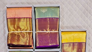 💞Handloom Pure Kanchipuram Silk Sarees With Silk Mark Tag - Whatsapp 7904566214 #geethusarees