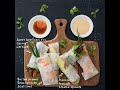 【temakiレシピ】生春巻き3種（fresh spring rolls）英語版