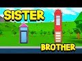 SISTER Vs BROTHER 1x1 BLOXBURG HOUSE BUILD OFF!! (Roblox)