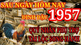 Sách Tử Vi Ghi Rõ, Sau Ngày Hôm Nay. Đinh Dậu 1957 Được Quý Nhân Phụ Trợ, Tài Lộc Song Hành