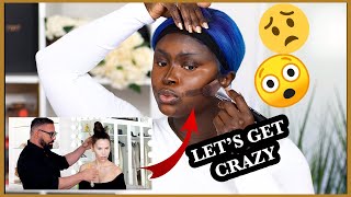 ROUND FACE Girl Tries Scott Barnes & Tati Makeup Tutorial | What Went Wrong? | OHEMAA