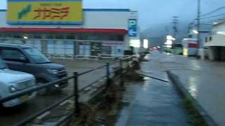 2011年台風12号による豪雨被害（和歌山県新宮市佐野ナカミチ駐車場前 1s）