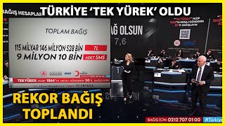 Türkiye, TV kanallarının ortak yayınıyla 'tek yürek'