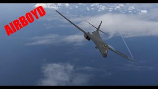 B-1 Refueling Over Pacific • Bomber Task Force