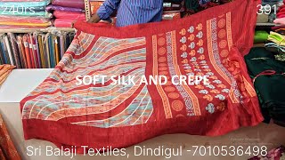 Soft Crepe and Silk நீங்கள் ஒரு சேலை கூட வாங்கிகொள்ளலலாம் 05-02-2025 Joint Sarees #saree #fashion