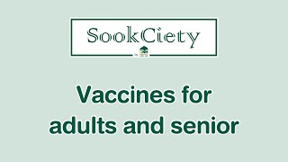 SookCiety by BNH - Vaccines for adults and senior