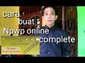 Cara daftar npwp online gampang terbaru