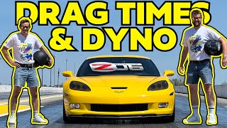 How FAST is our CHEAP Corvette Z06? DRAG RACE & Dyno