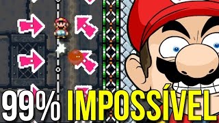 99% IMPOSSÍVEL? CERTEZA DE RAGE! – SUPER MARIO MAKER (SUPER EXPERT)