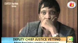 Deputy CJ nominee says she is not temperamental