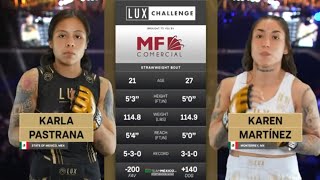 Karla Pastrana vs Karen Martínez en Lux 045