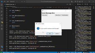 🎨 Python GUI with Tkinter – Message Box, Input Form & Widgets (part 2)