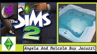 The Sims 2: ANGELA AND MALCOLM BUY JACUZZI / FAMILY HOLMES PART: 4 / Mila Huntin