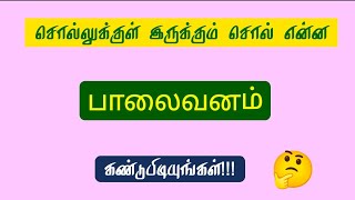 சொல்லுக்குள் மறைந்திருக்கும் சொற்களைக் கண்டுபிடியுங்கள் #find the word #braingames