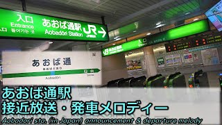 【密着収録】あおば通駅　仙石型接近放送・発車メロディー「あおば通駅　発車メロディー」