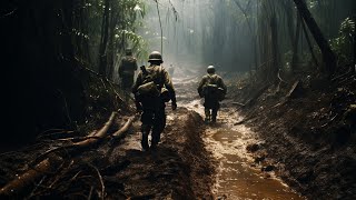 Militares caíram em uma armadilha na selva do Vietnã. Melhores filmes de guerra, ação em português