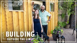 Hidden Elevated Couple's Cave in a Hillside with Garden and Greenhouse On Top | Magnolia Network