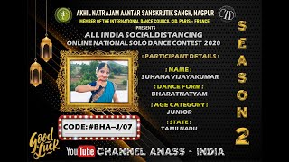 Suhana Vijayakumar (TAMILNADU) CODE #BHA-J/07, ANASS INDIA.