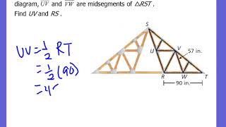 6 4 Triangle Midsegment Theorem Application