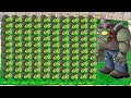 99 Gatling Pea vs 999 Gargantuar vs Dr. Zomboss - Plants vs Zombies