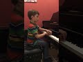 Georg Benda Sonatina A minor ABRSM Grade 4 piano, Misha, 7. Бенда сонатина ля минор, Миша Андреев