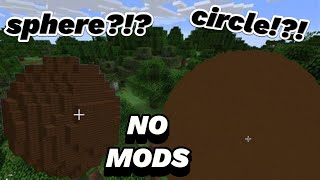 Crazy shape commands in Minecraft