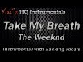 Take My Breath Karaoke - The Weeknd - Instrumental with Backing Vocals Lyrics