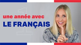 My French language learning journey (in French) - 1 Year update