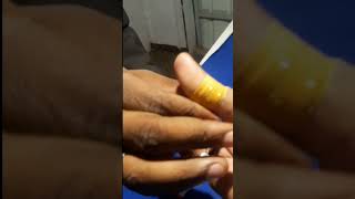 How to Use Hansaplast//minor cut Bandaging