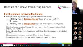 Video # 8 Patient and Family Kidney Transplant Education