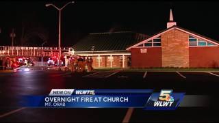 Fire breaks out at Mount Orab church