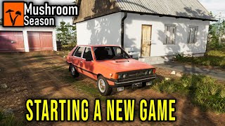 MUSHROOM PICKING SIMULATOR - START OF A NEW GAME (GAME SIMILAR TO MY SUMMER CAR?) - Mushrooms Season