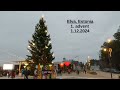 Elva, Eesti/Estonia - 1. advent 2024 - jõulukuusk