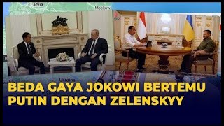 Beda Gaya Jokowi Saat Bertemu Putin dengan Zelenskyy