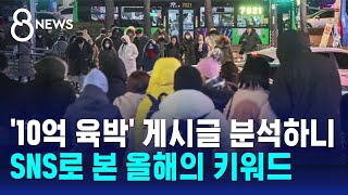 '10억 육박' 게시글 분석하니…SNS로 본 올해의 키워드 / SBS 8뉴스