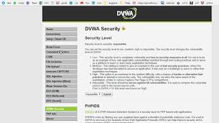 DVWA Command Injection Low medium High