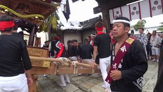 2019 貝塚夏祭り 本宮  中之町(宮本)太鼓台宮入