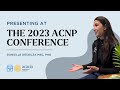 Acacia Research Center Presenting at the ACNP Conference