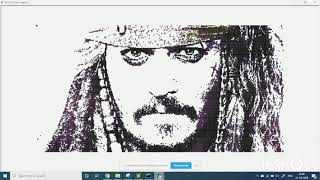 Making Jack Sparrow Using Python Turtle and OpenCV | Jack Sparrow|Violet Filter|Image Processing