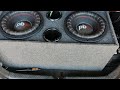 powerbass nuke 12s on 1800 watts rms @ 1ohm dj sumbody azul