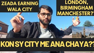 Which city is best for students in UK | London is best for earnings? | cheap accommodations city