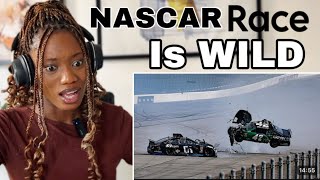 F1 FAN! FIRST TIME REACTION TO NASCAR BRUTAL CRASHES.